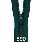 Rits 40 cm | YKK spiraal 3 | 890 donker groen Rits RITS - YKK - 3 - 40CM - 890 - DONKER GROEN